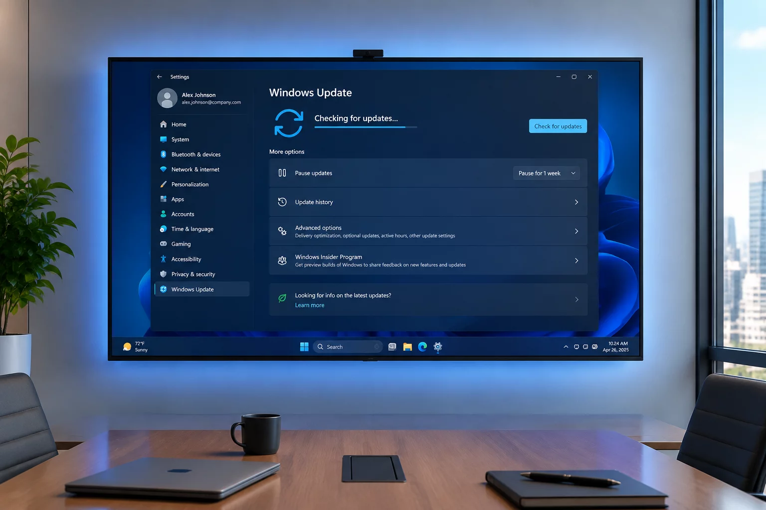 Software update interface